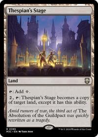 Thespian's Stage (Ripple Foil) - Commander: Modern Horizons 3 - Magic: The Gathering card
