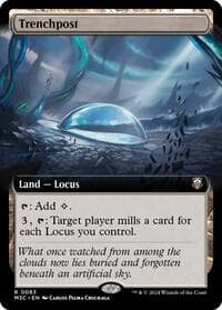 Trenchpost (Extended Art) (Ripple Foil) - Commander: Modern Horizons 3 - Magic: The Gathering card
