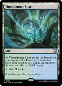 Vineglimmer Snarl (Ripple Foil) - Commander: Modern Horizons 3 - Magic: The Gathering card