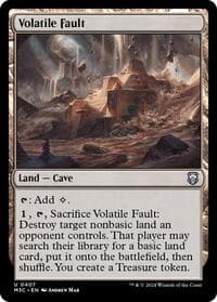 Volatile Fault (Ripple Foil) - Commander: Modern Horizons 3 - Magic: The Gathering card