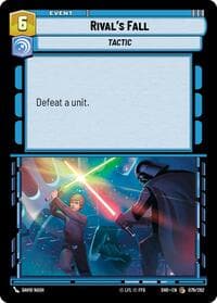 Rival's Fall - Shadows of the Galaxy - Star Wars: Unlimited card
