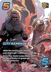 City Rampage (Alternate Art) - Challenger Series: Godzilla - UniVersus card