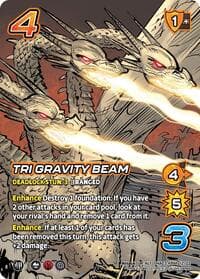 Tri Gravity Beam (Alternate Art) - Challenger Series: Godzilla - UniVersus card