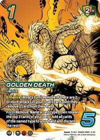 Golden Death (Alternate Art) - Challenger Series: Godzilla - UniVersus card