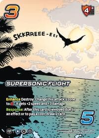 Supersonic Flight (Alternate Art) - Challenger Series: Godzilla - UniVersus card