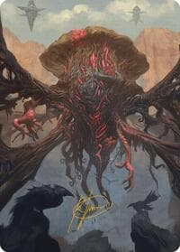 Inversion Behemoth Art Card (Gold-Stamped Signature) - Art Series: Modern Horizons 3 - Magic: The Gathering card