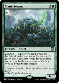 Scute Swarm (Ripple Foil) - Commander: Modern Horizons 3 - Magic: The Gathering card