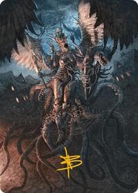 Angelic Aberration Art Card (Gold-Stamped Signature) - Art Series: Modern Horizons 3 - Magic: The Gathering card