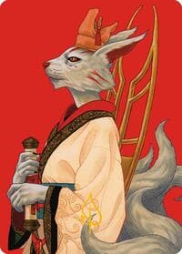 Pearl-Ear, Imperial Advisor Art Card (Gold-Stamped Signature) - Art Series: Modern Horizons 3 - Magic: The Gathering card