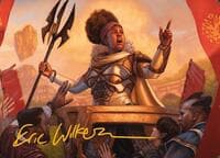 Recruiter of the Guard Art Card (Gold-Stamped Signature) - Art Series: Modern Horizons 3 - Magic: The Gathering card