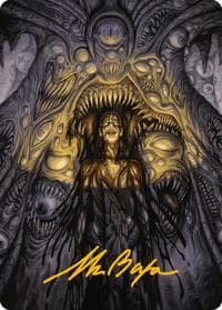Chthonian Nightmare Art Card (Gold-Stamped Signature) - Art Series: Modern Horizons 3 - Magic: The Gathering card