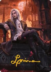 Sorin of House Markov Art Card (Gold-Stamped Signature) - Art Series: Modern Horizons 3 - Magic: The Gathering card