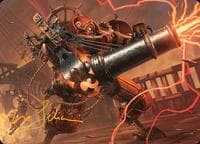 Blaster Hulk Art Card (Gold-Stamped Signature) - Art Series: Modern Horizons 3 - Magic: The Gathering card