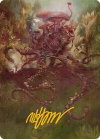 Sowing Mycospawn Art Card (Gold-Stamped Signature) - Art Series: Modern Horizons 3 - Magic: The Gathering card