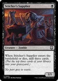 Stitcher's Supplier (Ripple Foil) - Commander: Modern Horizons 3 - Magic: The Gathering card