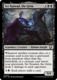 Syr Konrad, the Grim (Ripple Foil) - Commander: Modern Horizons 3 - Magic: The Gathering card