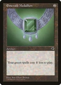 Emerald Medallion - Tempest - Magic: The Gathering card