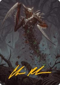 Grist, the Plague Swarm Art Card (Gold-Stamped Signature) - Art Series: Modern Horizons 3 - Magic: The Gathering card