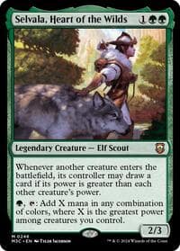 Selvala, Heart of the Wilds (Ripple Foil) - Commander: Modern Horizons 3 - Magic: The Gathering card