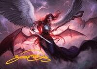 Kaalia of the Vast Art Card (Gold-Stamped Signature) - Art Series: Modern Horizons 3 - Magic: The Gathering card