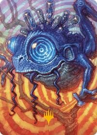 Psychic Frog Art Card (Gold-Stamped Planeswalker Symbol) - Art Series: Modern Horizons 3 - Magic: The Gathering card