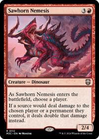 Sawhorn Nemesis - Commander: Modern Horizons 3 - Magic: The Gathering card