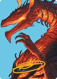 Herigast, Erupting Nullkite Art Card (Gold-Stamped Signature) - Art Series: Modern Horizons 3 - Magic: The Gathering card