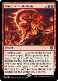 Tempt with Mayhem - Commander: Modern Horizons 3 - Magic: The Gathering card