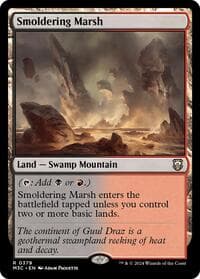 Smoldering Marsh - Commander: Modern Horizons 3 - Magic: The Gathering card