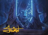 Stone Idol Generator Art Card (Gold-Stamped Signature) - Art Series: Modern Horizons 3 - Magic: The Gathering card