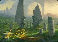 Monumental Henge Art Card (Gold-Stamped Signature) - Art Series: Modern Horizons 3 - Magic: The Gathering card