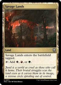 Savage Lands (Ripple Foil) - Commander: Modern Horizons 3 - Magic: The Gathering card