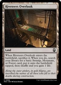 Riveteers Overlook (Ripple Foil) - Commander: Modern Horizons 3 - Magic: The Gathering card