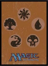 Magic MTG Players Card Sleeves - Retro Core - Mana Symbols MTGS-257 (80 - Pack) - Ensky Card Sleeves - Card Sleeves card