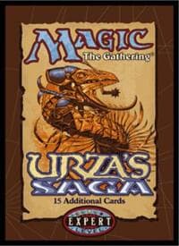 Magic MTG Players Card Sleeves - Retro Core - Urza's Saga MTGS-256 (80 - Pack) - Ensky Card Sleeves - Card Sleeves card