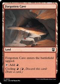 Forgotten Cave (Ripple Foil) - Commander: Modern Horizons 3 - Magic: The Gathering card