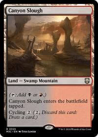 Canyon Slough (Ripple Foil) - Commander: Modern Horizons 3 - Magic: The Gathering card
