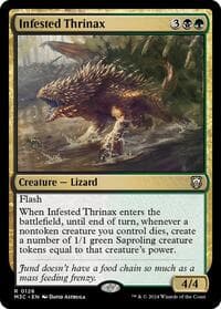 Infested Thrinax - Commander: Modern Horizons 3 - Magic: The Gathering card