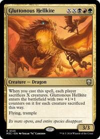 Gluttonous Hellkite - Commander: Modern Horizons 3 - Magic: The Gathering card