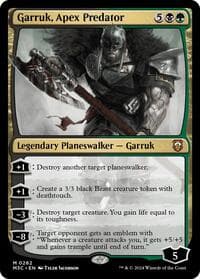 Garruk, Apex Predator (Ripple Foil) - Commander: Modern Horizons 3 - Magic: The Gathering card