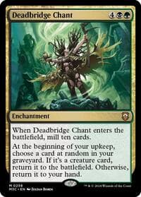 Deadbridge Chant (Ripple Foil) - Commander: Modern Horizons 3 - Magic: The Gathering card