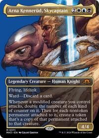Arna Kennerud, Skycaptain (Borderless) - Modern Horizons 3 - Magic: The Gathering card