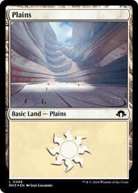 Plains (0498) (Ripple Foil) - Modern Horizons 3 - Magic: The Gathering card