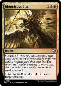 Bituminous Blast (Ripple Foil) - Commander: Modern Horizons 3 - Magic: The Gathering card