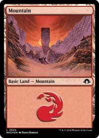 Mountain (0504) (Ripple Foil) - Modern Horizons 3 - Magic: The Gathering card