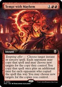 Tempt with Mayhem (Extended Art) (Ripple Foil) - Commander: Modern Horizons 3 - Magic: The Gathering card