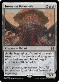 Inversion Behemoth  (Ripple Foil) - Commander: Modern Horizons 3 - Magic: The Gathering card