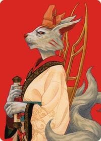Pearl-Ear, Imperial Advisor Art Card - Art Series: Modern Horizons 3 - Magic: The Gathering card