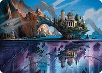 Copy Land Art Card - Art Series: Modern Horizons 3 - Magic: The Gathering card
