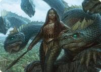 Hydra Trainer Art Card - Art Series: Modern Horizons 3 - Magic: The Gathering card